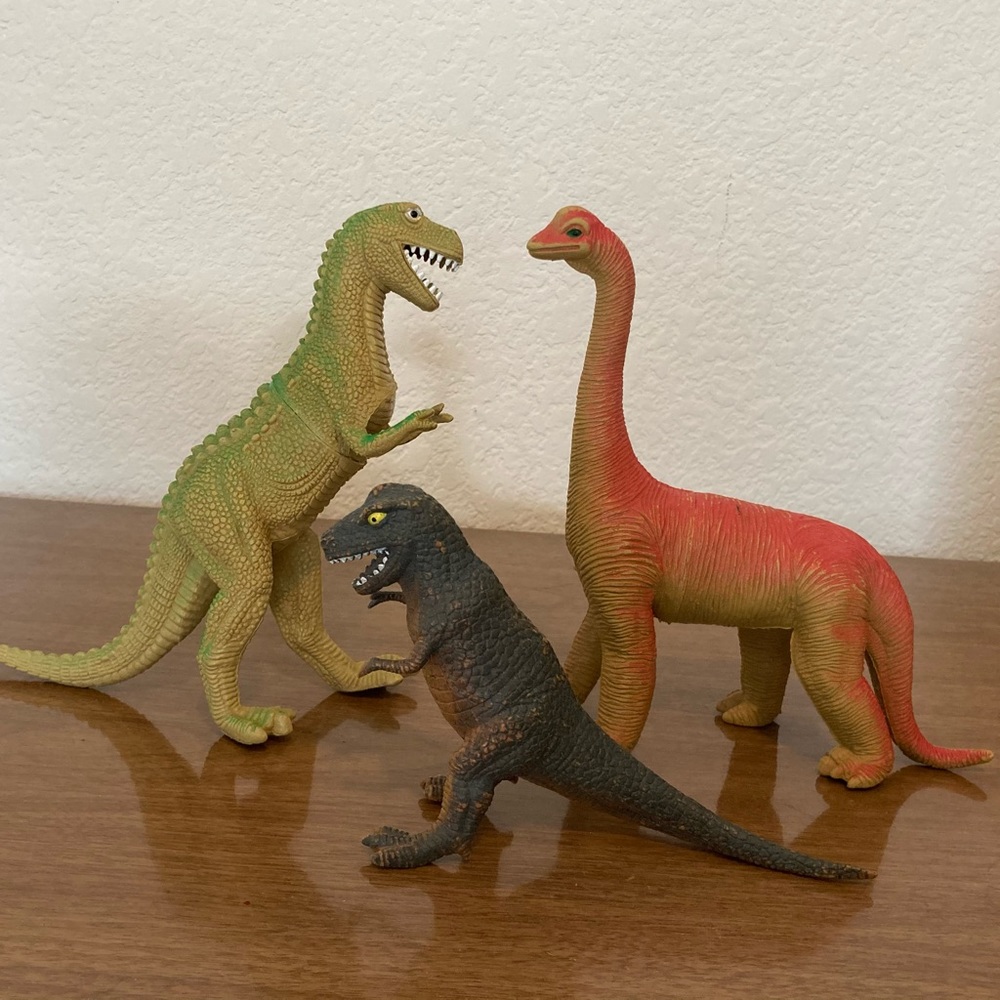 Vintage Dino Toy Set